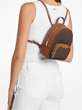 NWT $398 Michael Kors CONVERTIBLE extra small backpack, brown
